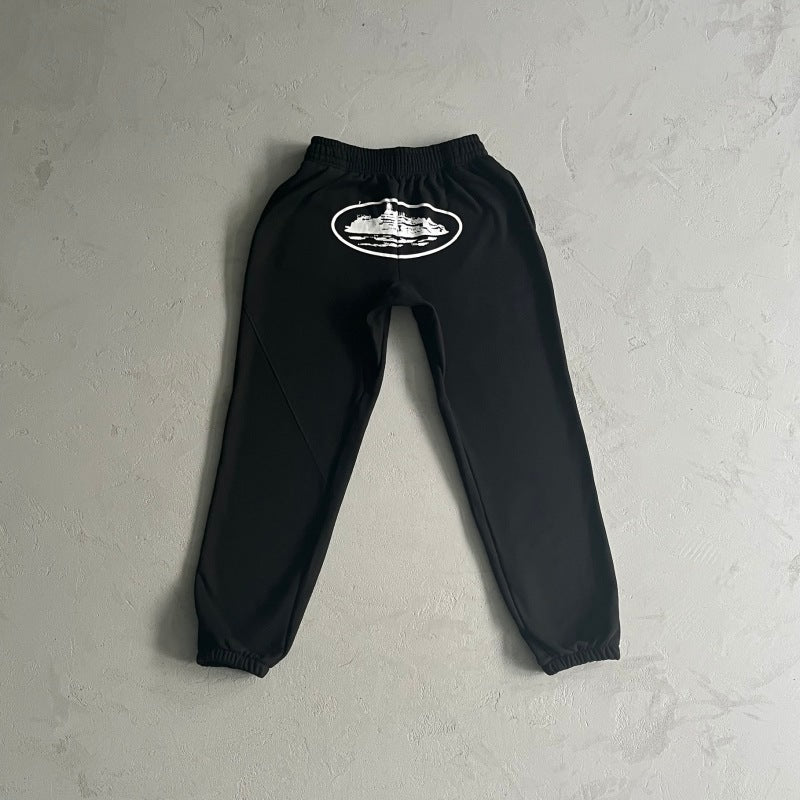 OG Alcatraz Sweatpants - Corteiz [BLACK/GREEN]