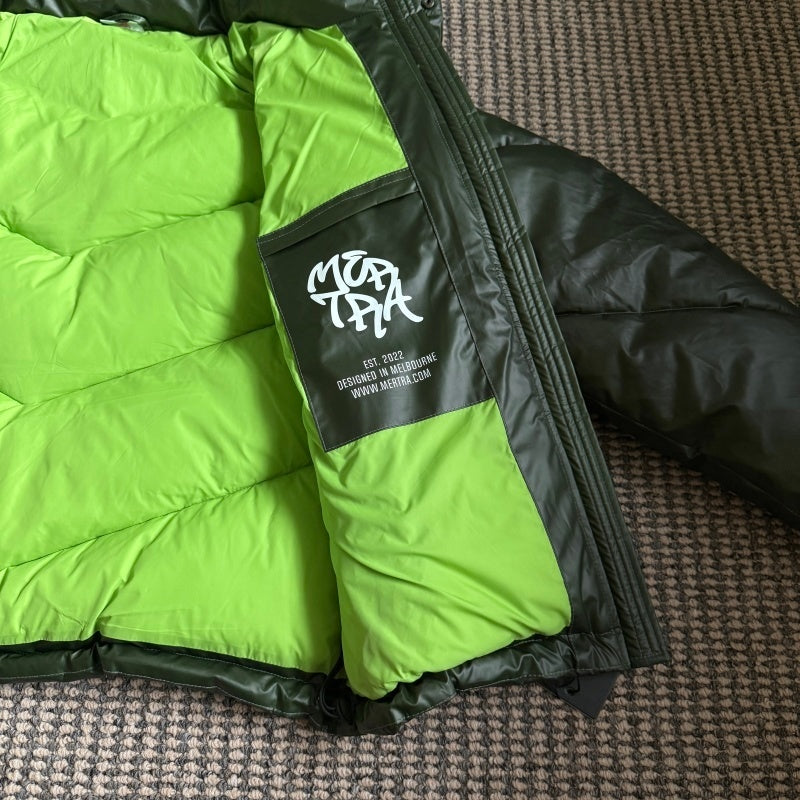Heat Reactive Puffer (Dark Green Army in Cool Temperature - Light Green in Hot Temperature) - MERTRA