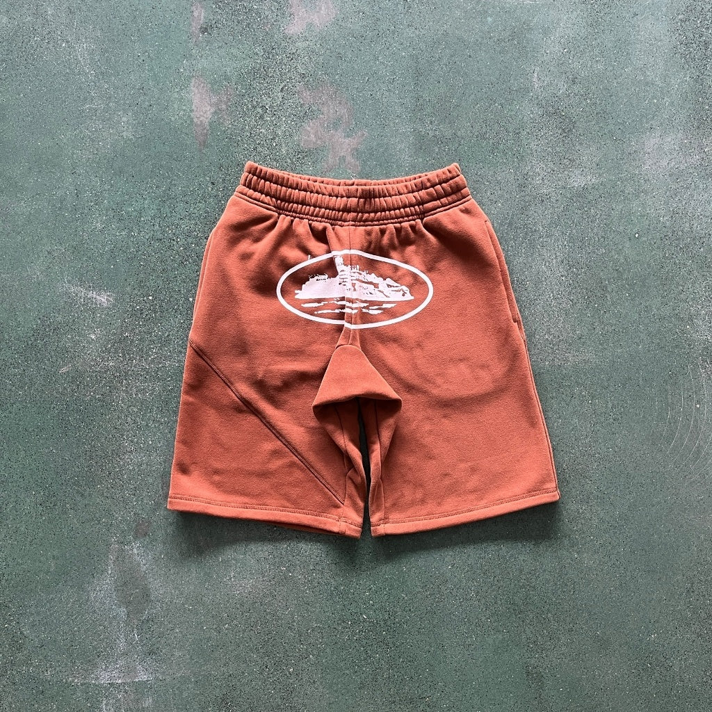 OG Alcatraz Shorts - Corteiz [BLACK/TRIPLE BLACK/BABY BLUE/BROWN/DARK BLUE/BROWN/PINK]]