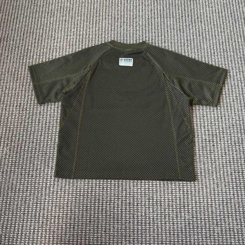 Mertra Layered Mesh Jersey (Black/Green)