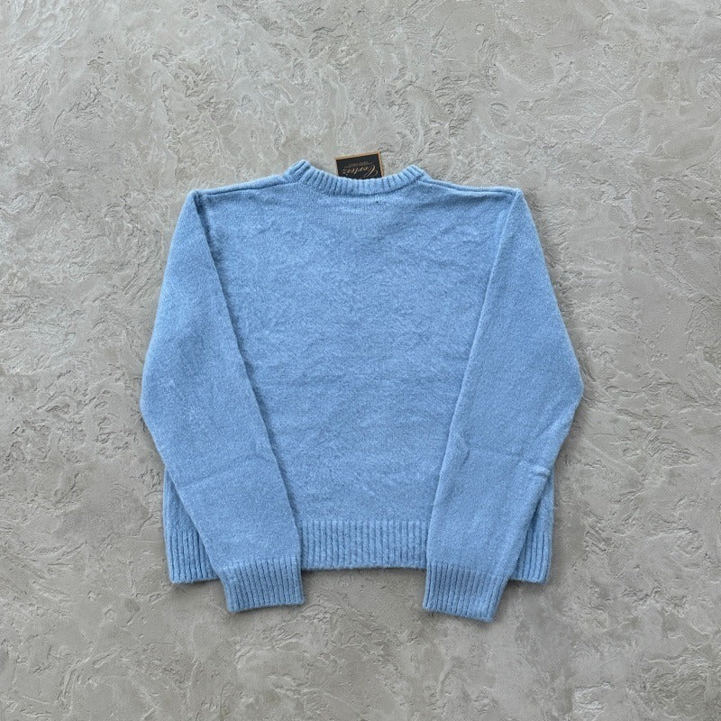 Jackin Knit Sweater - Corteiz.RTW [BLACK/BLUE]