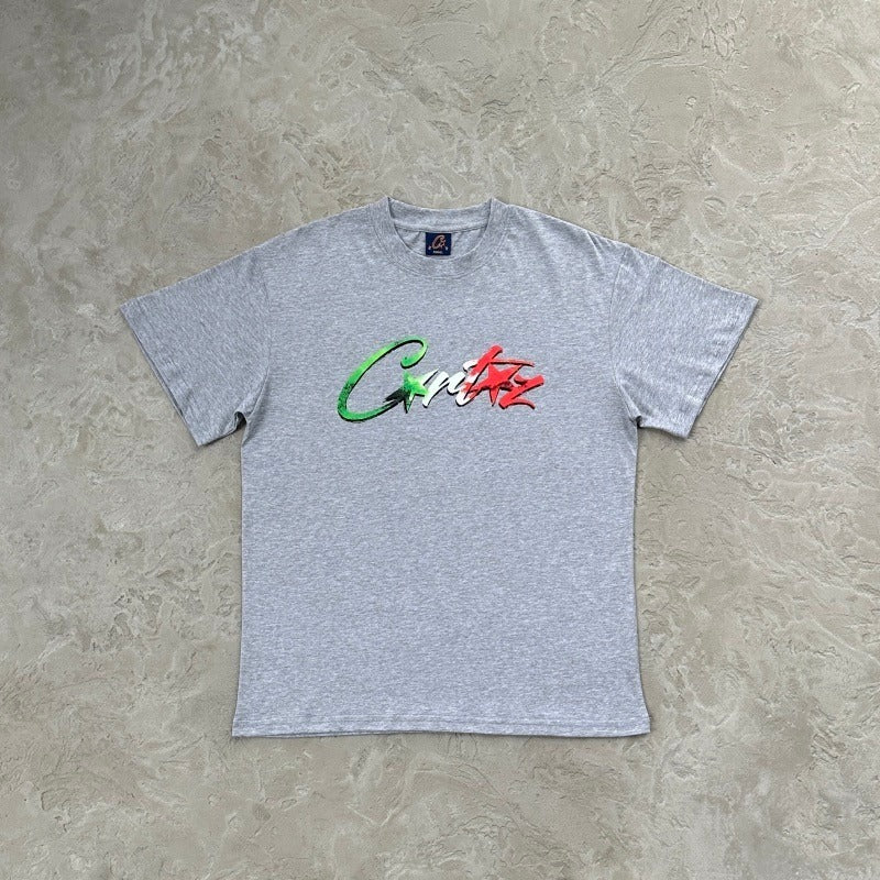 Allstarz Italia Tee - Corteiz [BLACK/GREY/WHITE]