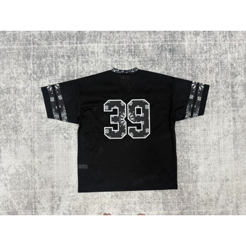 Supreme Bandana Football Jersey SS25 [Black/White]