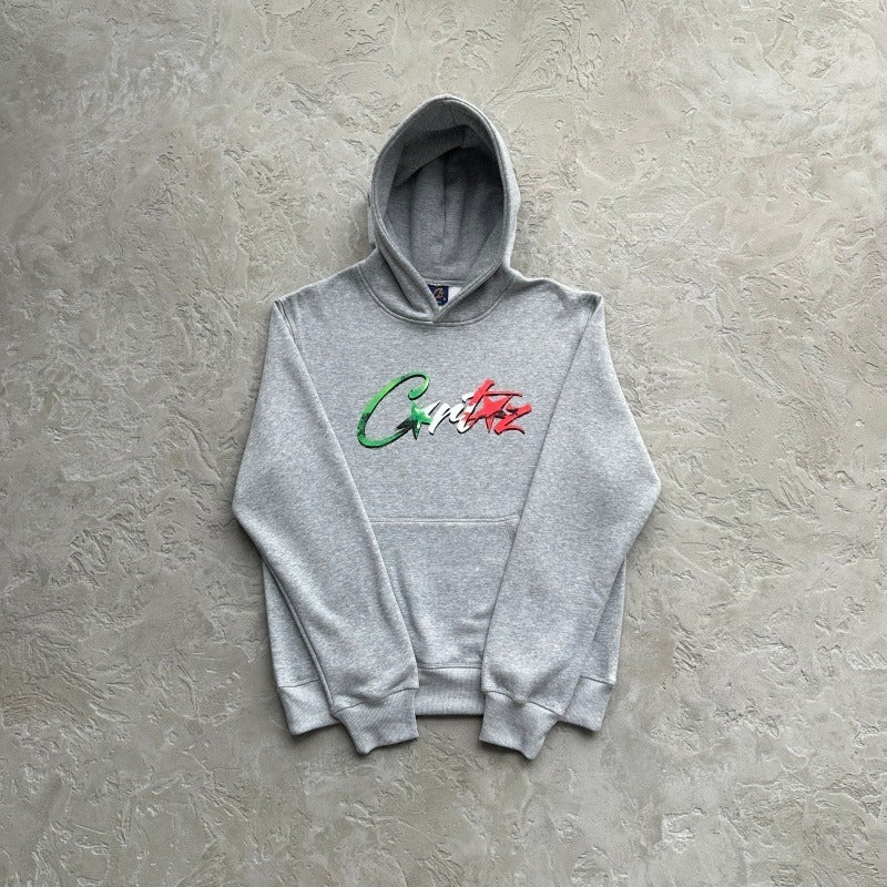 Allstarz Italia Hoodie - Corteiz [BLACK/GREY]