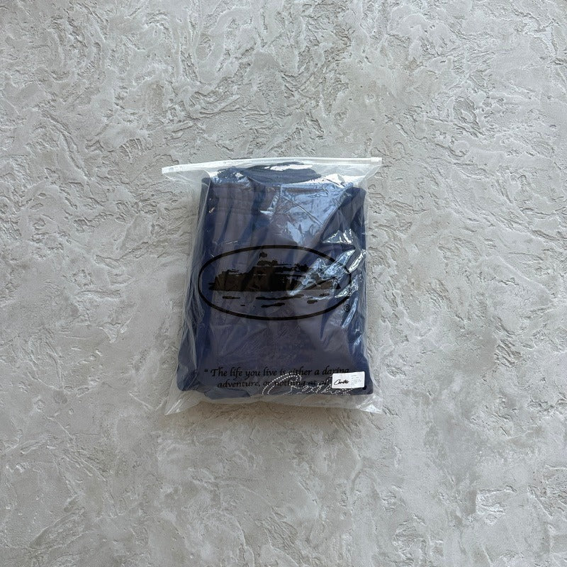 Thick Stitch Allstarz Zip Hoodie/ Sweatpants/ Set - Corteiz [NAVY]