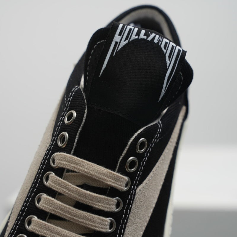 Rick Owens Hollywood DRK.SHDW Vintage Low [BLACK/MILK]