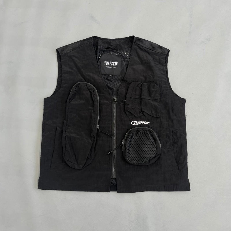 Trapstar Hyperdrive Ripstop City Vest - Black