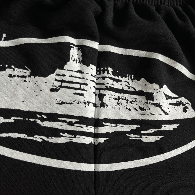 OG Alcatraz Sweatpants - Corteiz [BLACK/GREEN]