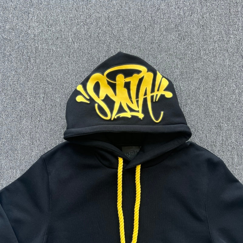 Syna World Syna Logo Tracksuit - Black (Yellow Text)