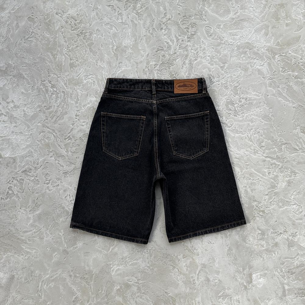 Baggy Denim Shorts - Corteiz [STONEWASH/WASHED BLACK]