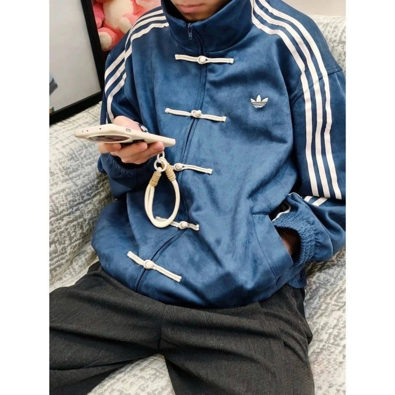 adidas Originals CTT Chinese Tang-Style Suede Jacket - BNIP 100%