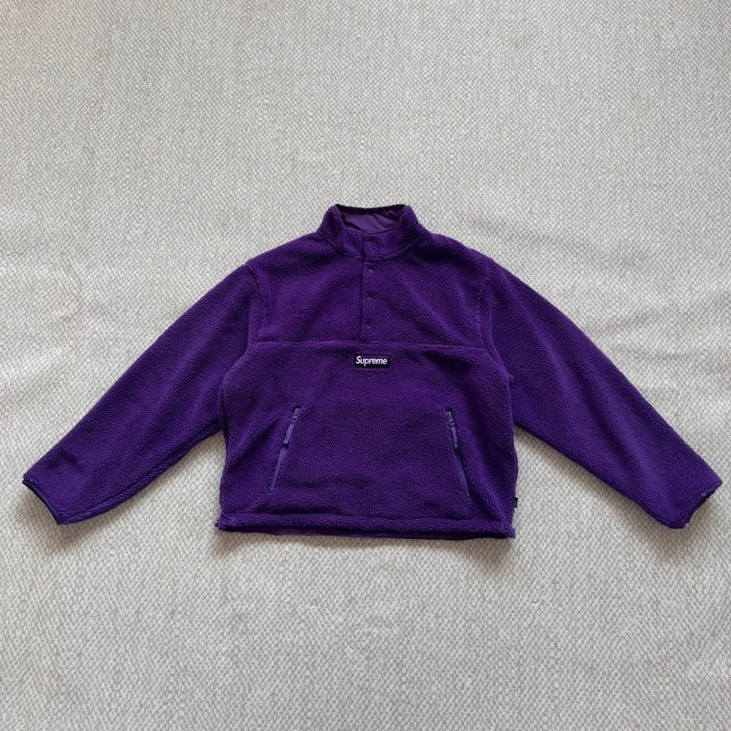 Sup Polartec Shearling Reversible Pullover "Camo"
