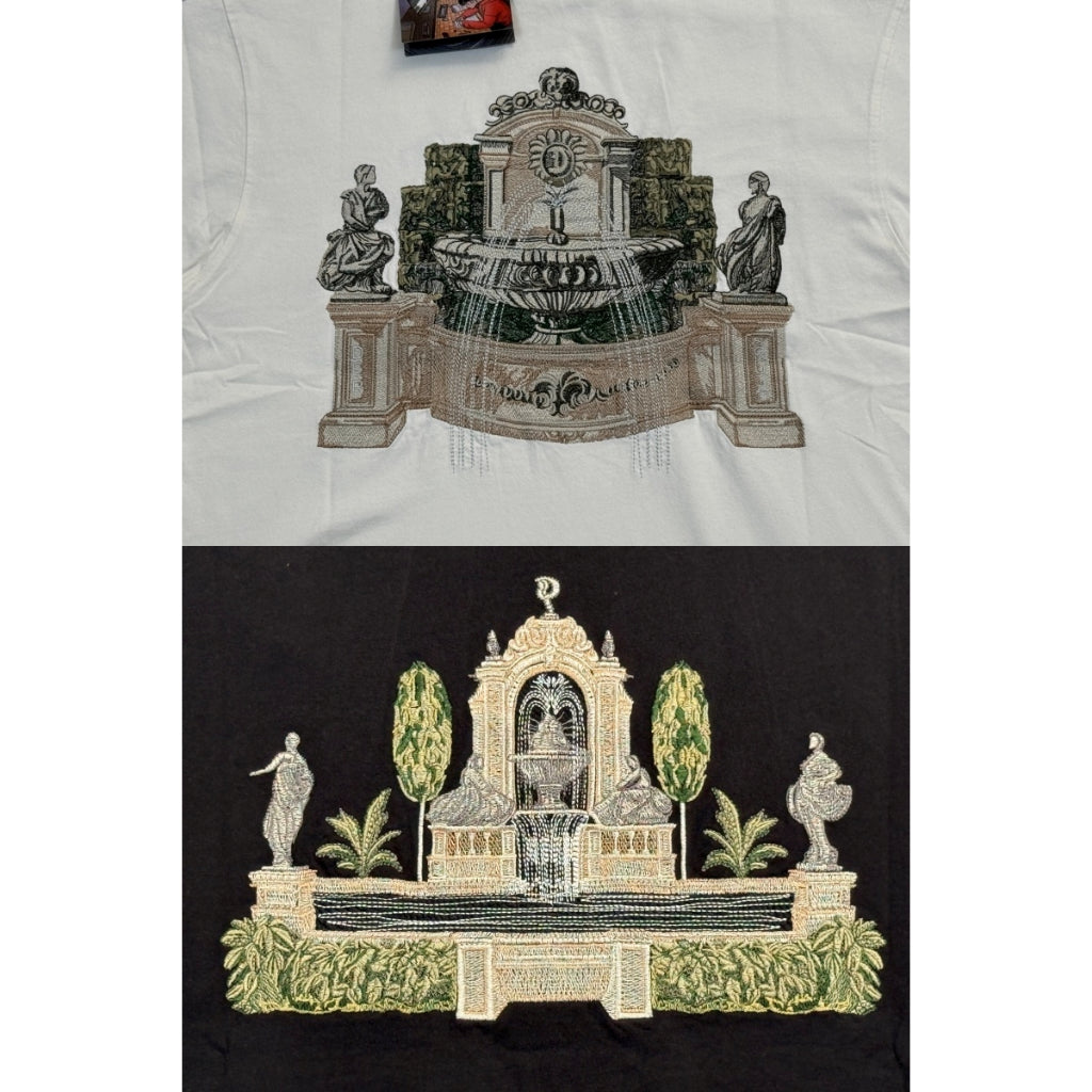 derschutze - "gallery" T Shirt [Black/Off White]