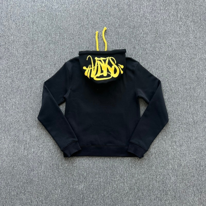 Syna World Syna Logo Tracksuit - Black (Yellow Text)