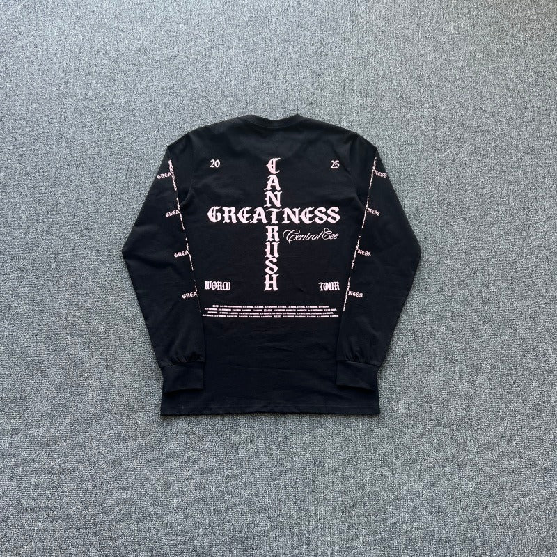 Central Cee Long Sleeve T-Shirt [Can’t Rush Greatness 2025 World Tour Merch]
