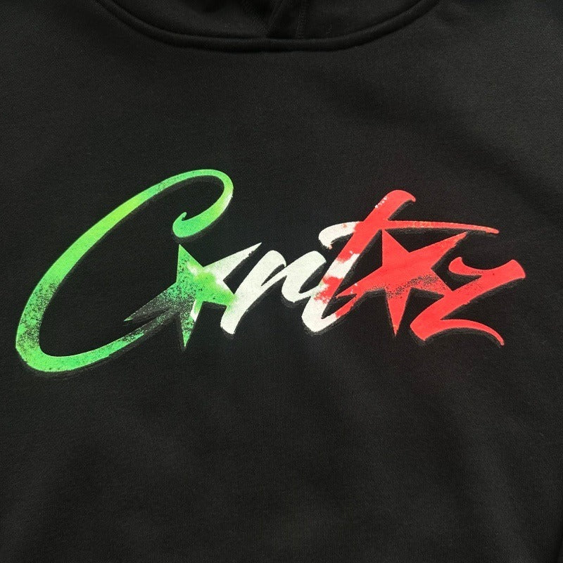 Allstarz Italia Hoodie - Corteiz [BLACK/GREY]
