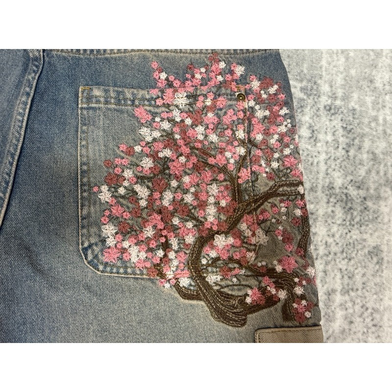 blossom v2" patchwork washed Denim – derschutze