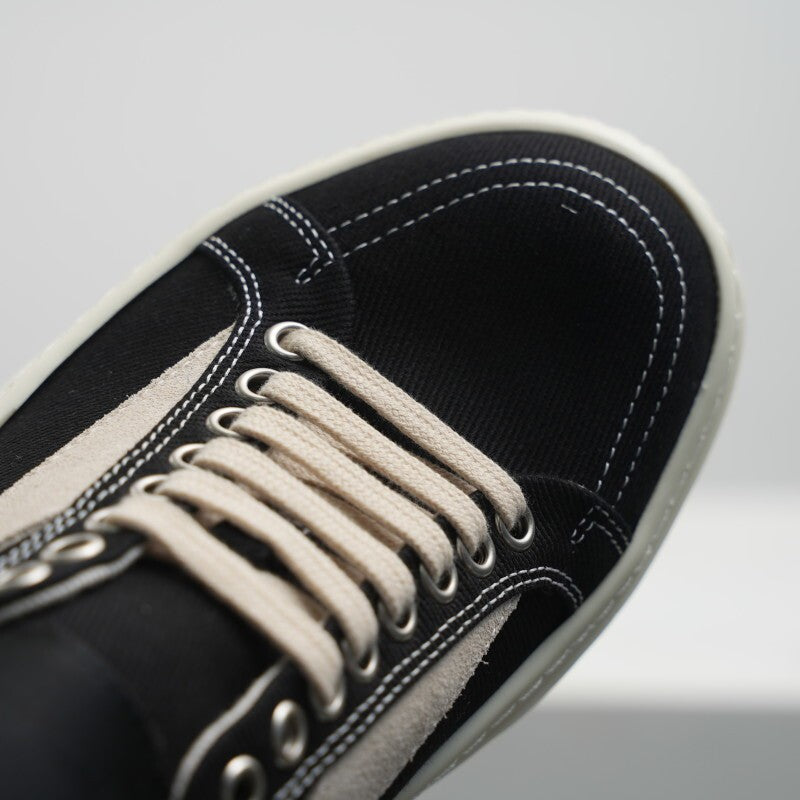 Rick Owens Hollywood DRK.SHDW Vintage Low [BLACK/MILK]