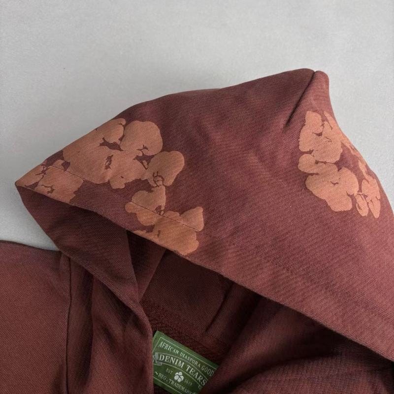 Denim Tears - Mono Cotton Wreath Hoodie [Brown]