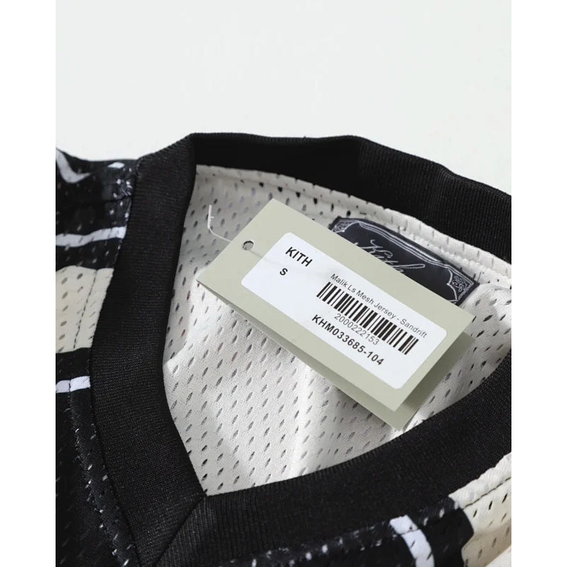 Kith Moto Mesh Long Sleeve Donovan Tee - Black