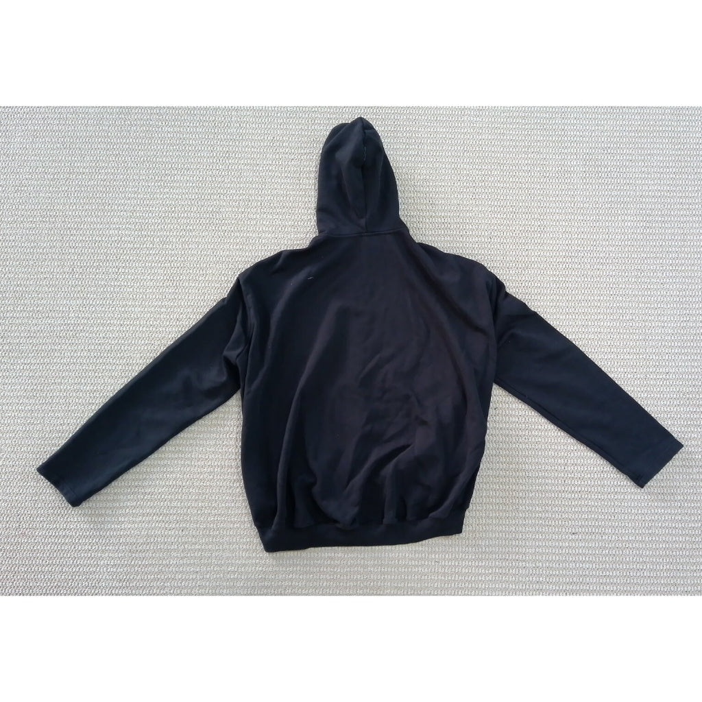 VETEMENTS “May The Bridges I Burn Light The Way | Antwerpen Split Zip-Up Hoodie