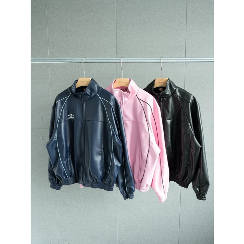 SUP. x Umbro Leather Track Jacket