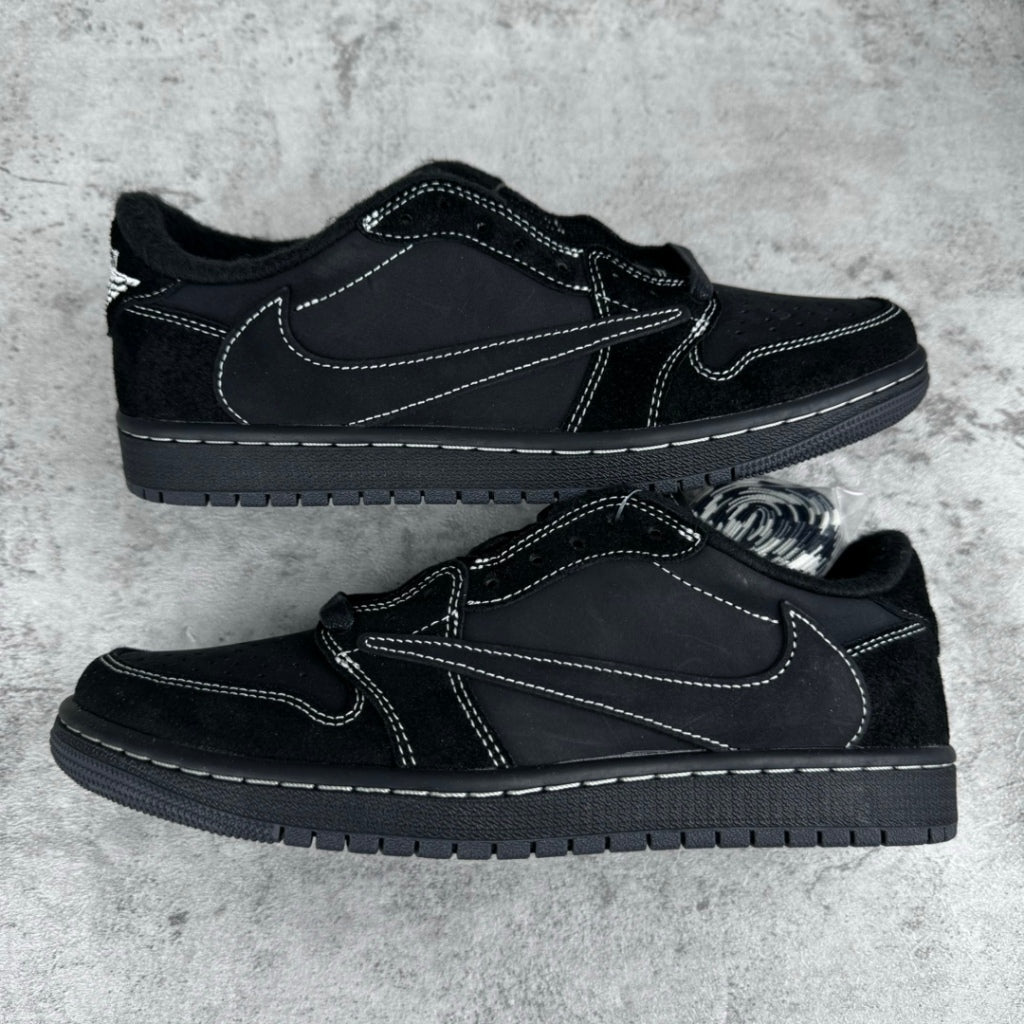 Travis Scott x Air Jordan 1 Retro Low OG SP Black Phantom (Bandana Version)