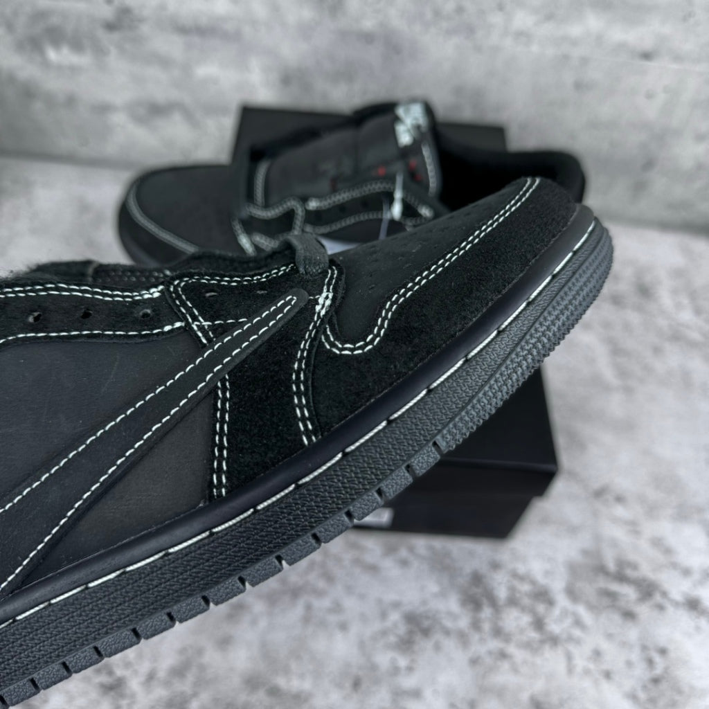 Travis Scott x Air Jordan 1 Retro Low OG SP Black Phantom (Bandana Version)
