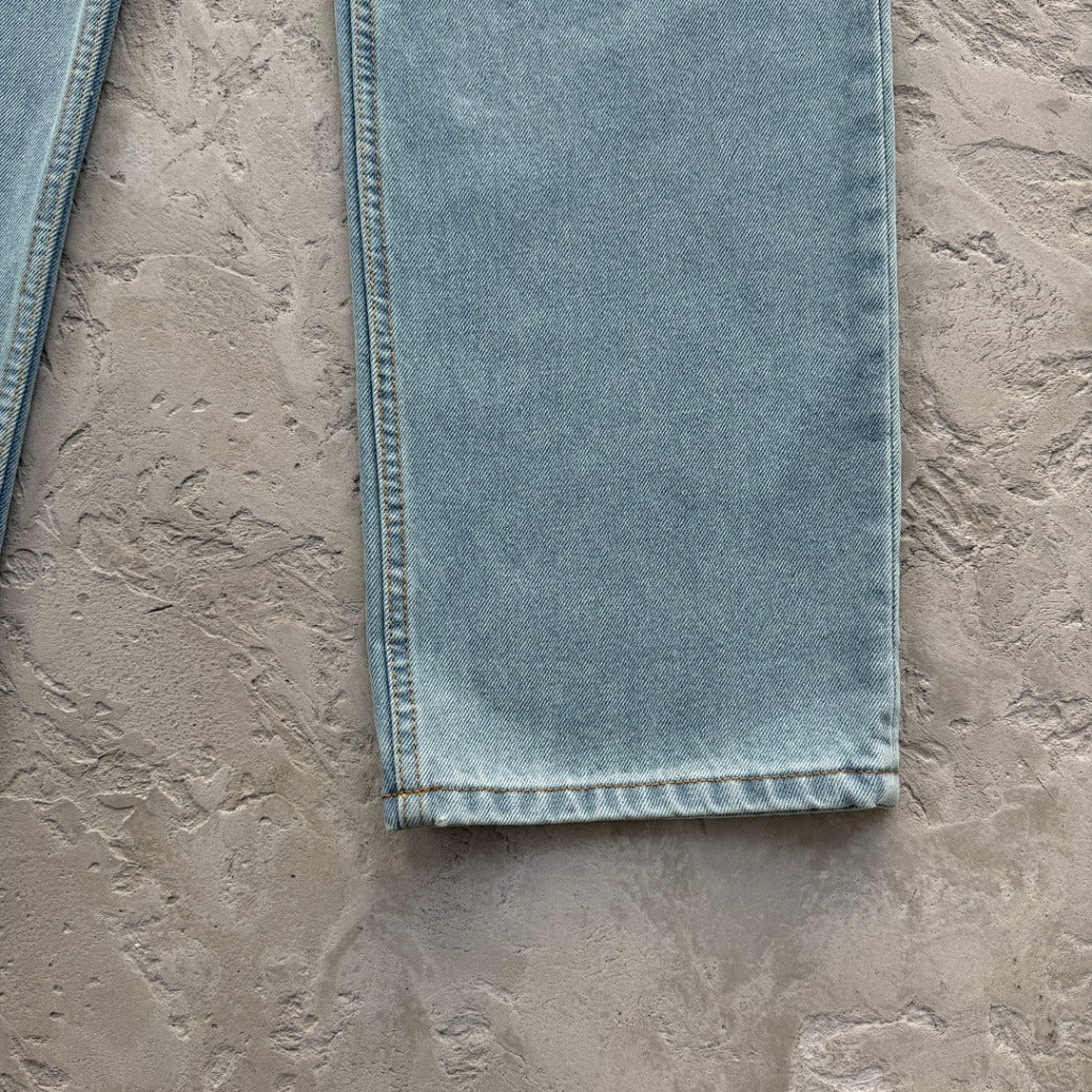 Dual Stripe Baggy Jeans - Stone Wash - Corteiz