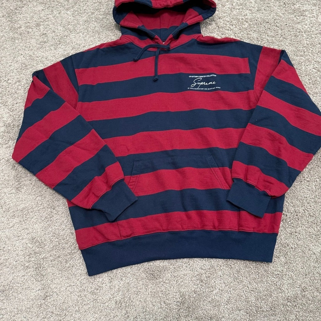 Martine Rose Hooded Sweatshirt Stripe - Supreme