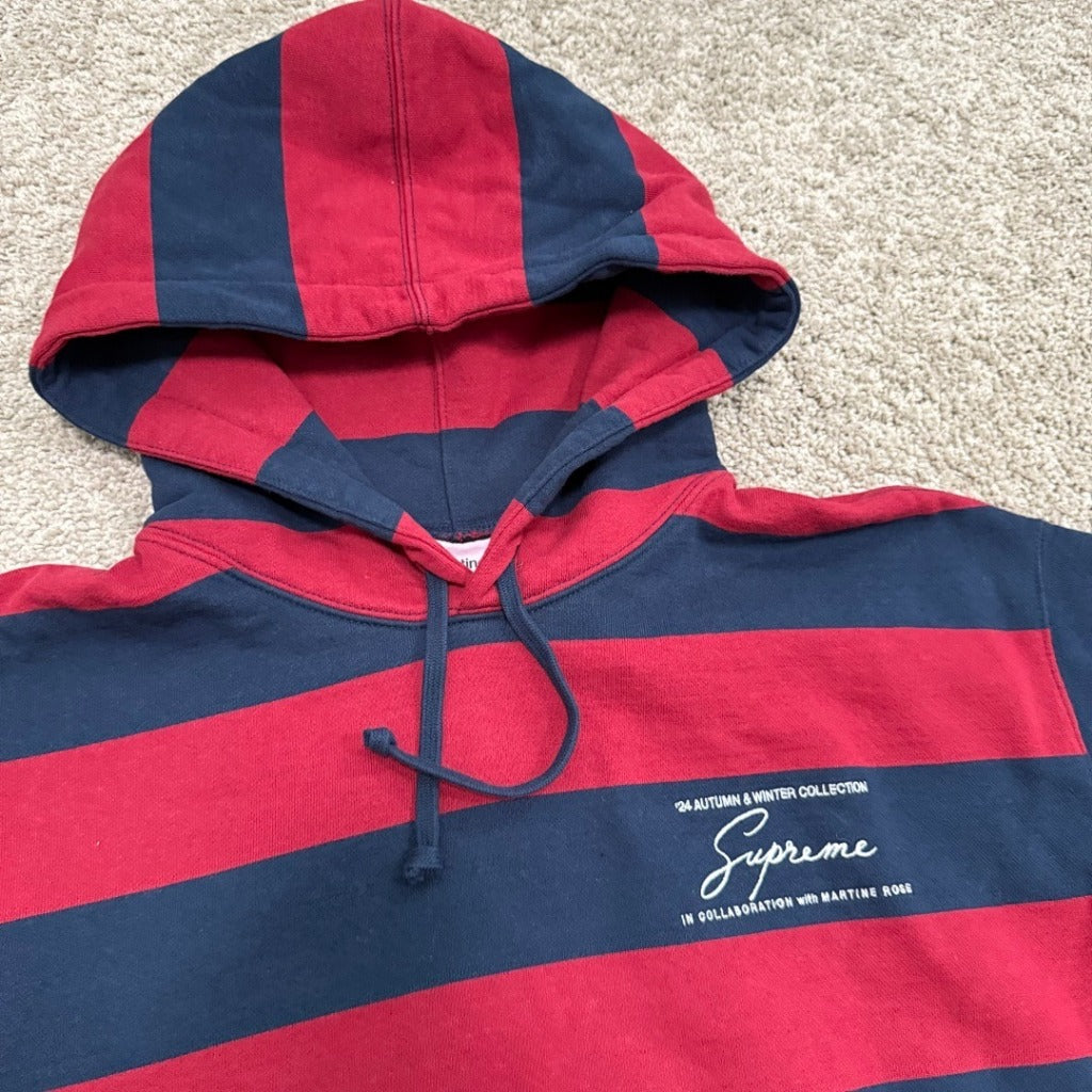 Martine Rose Hooded Sweatshirt Stripe - Supreme