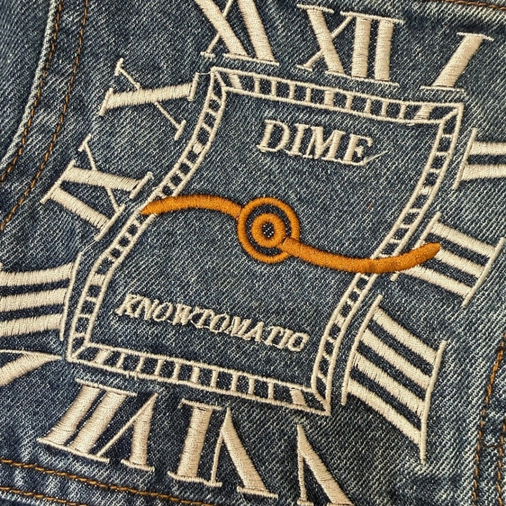 Dime MTL ( @dimetl ) - Baggy Denim Jeans (knowtomatic blue)