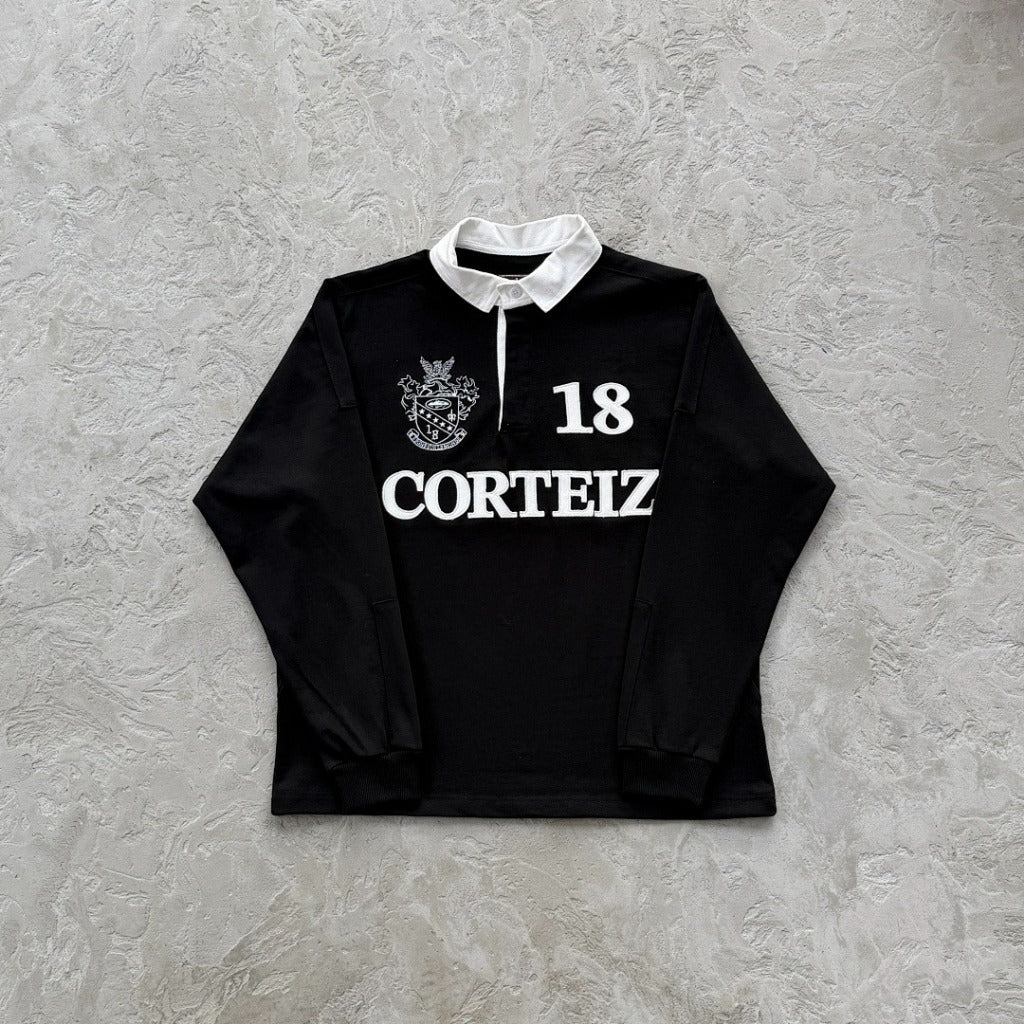 PANELED RUGBY [BLACK] - Corteiz