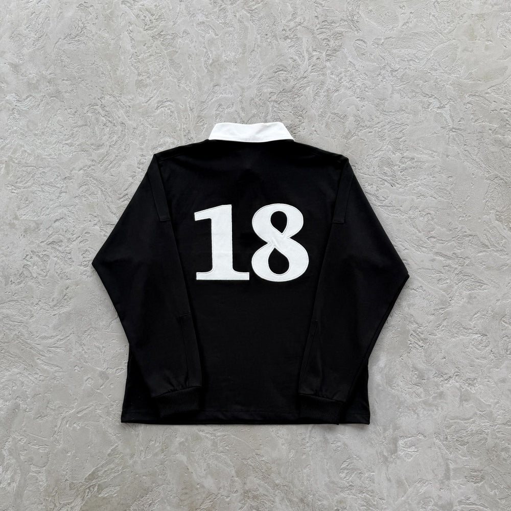 PANELED RUGBY [BLACK] - Corteiz