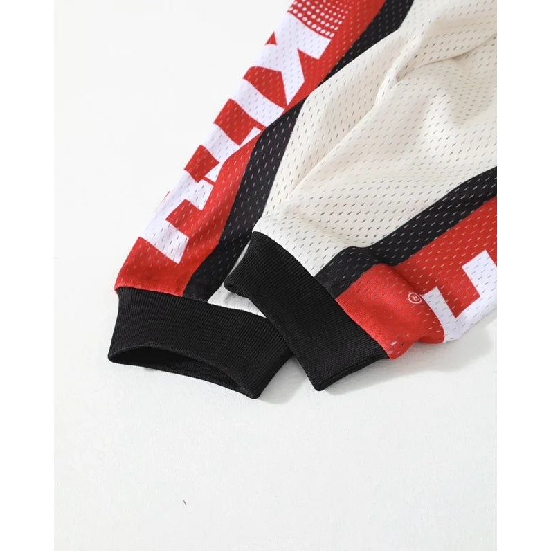 Kith Moto Mesh Long Sleeve Donovan Tee - Black