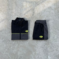 Syna World ‘Syna Logo Shell Tracksuit' - Black/Grey/Yellow