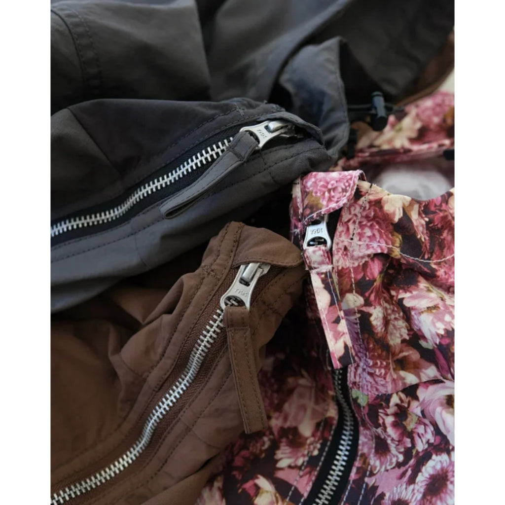 Stussy Beach Shell Wave Dye Jacket [Floral Nylon/Black/Brown]