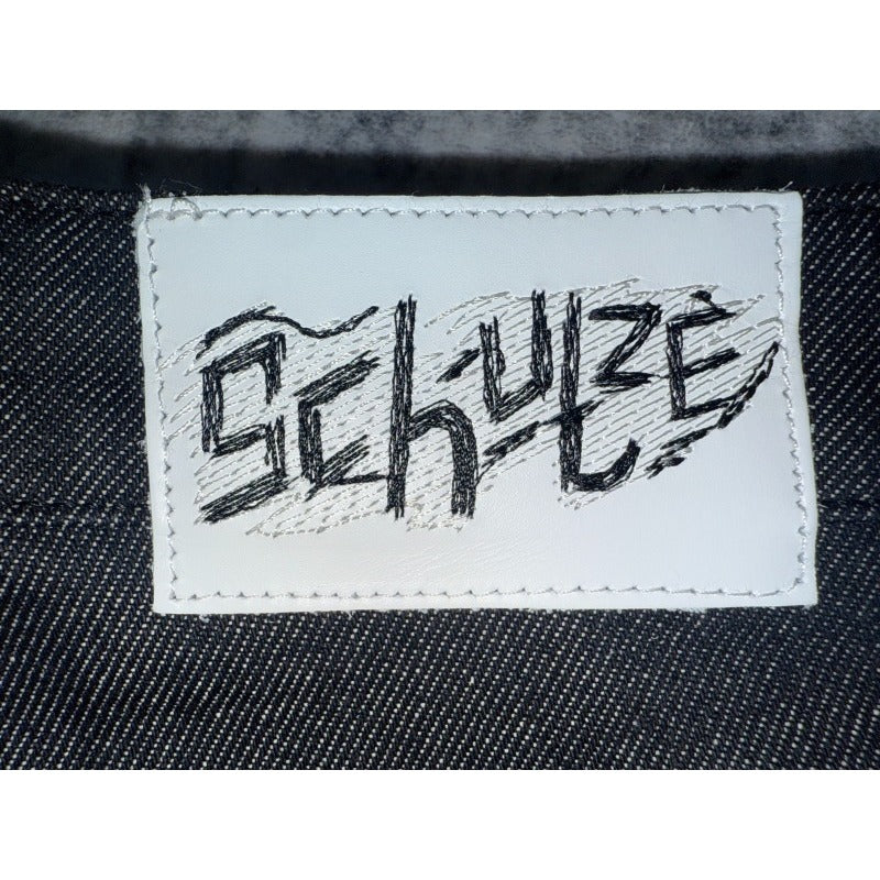 dershutze "aziza" black raw Jorts 02