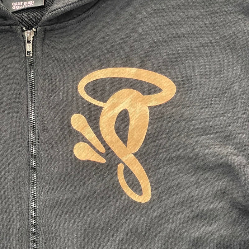 Syna World - Void Zip Hoodie Black/Rose Gold