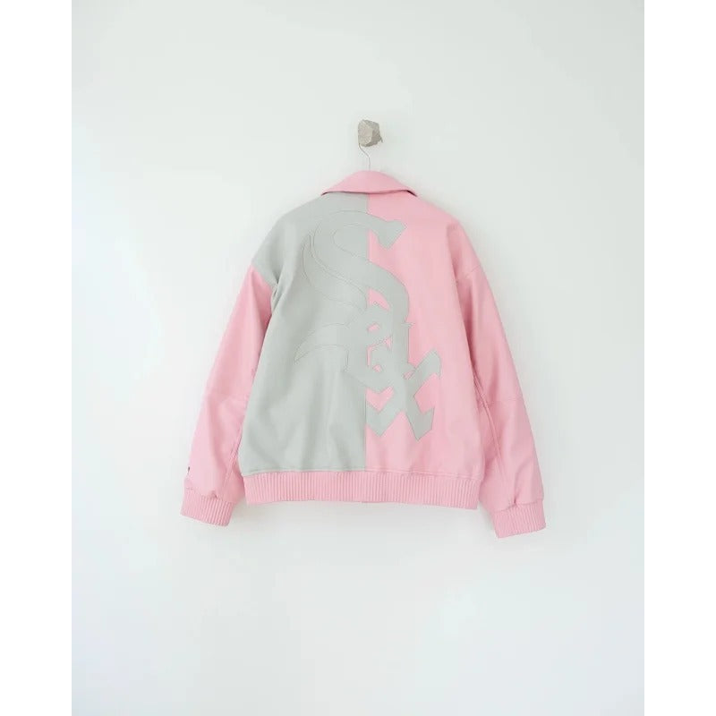 Supreme x chicago White Sox Leather Varsity Jacket