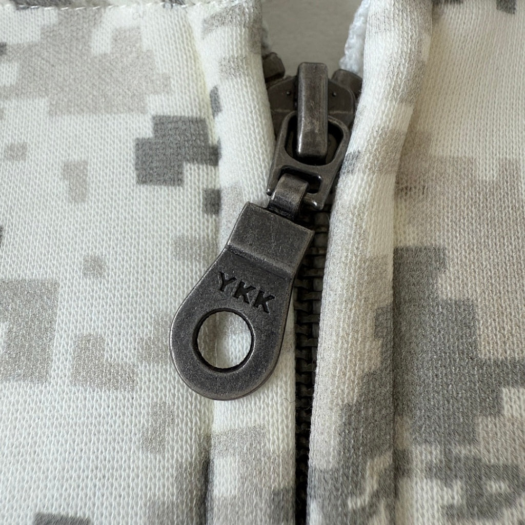 mertra - Camo Zip Hoodie [White]