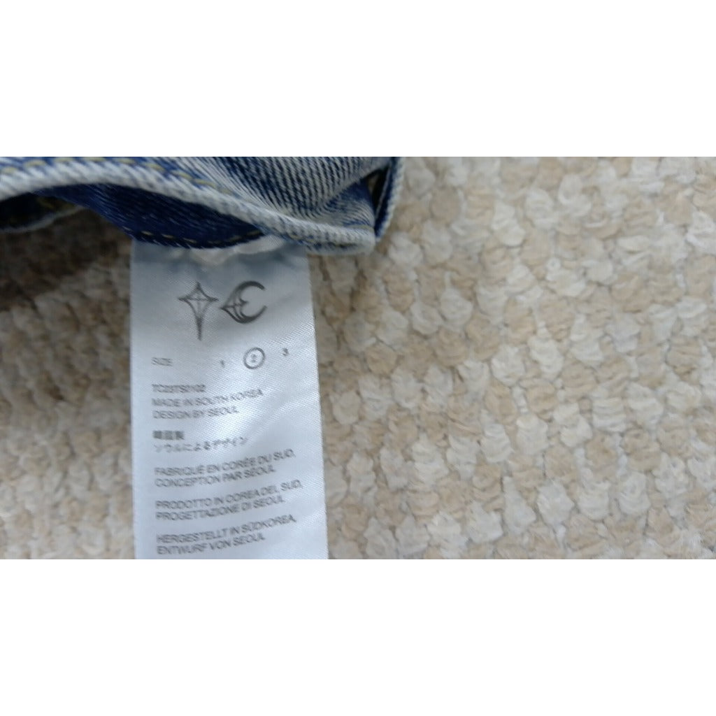 THUG CLUB - chain Stitch Denim Pants