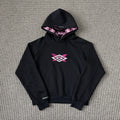 Leather Applique Zip Up Hooded Sweatshirt Black - Supreme