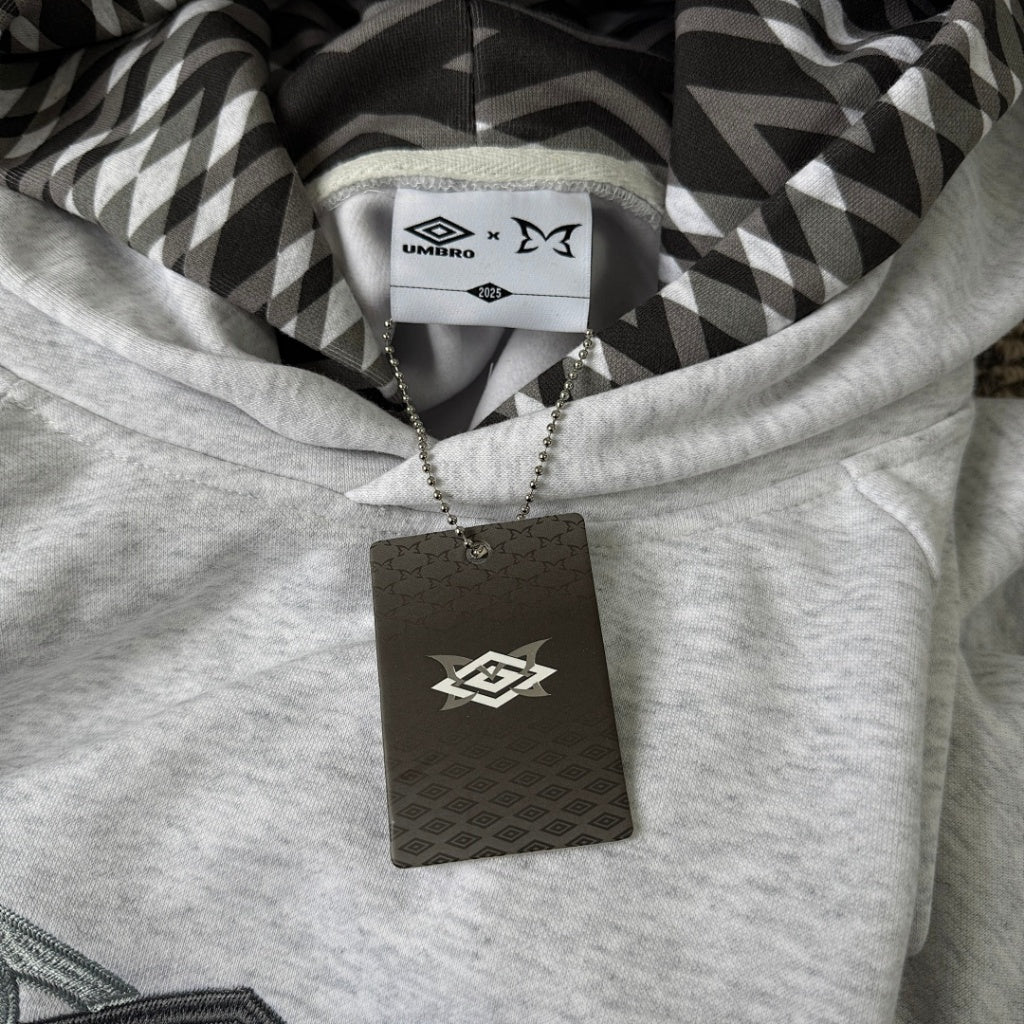 MERTRA x Umbro Warm Up Double Hood (Grey & Black)