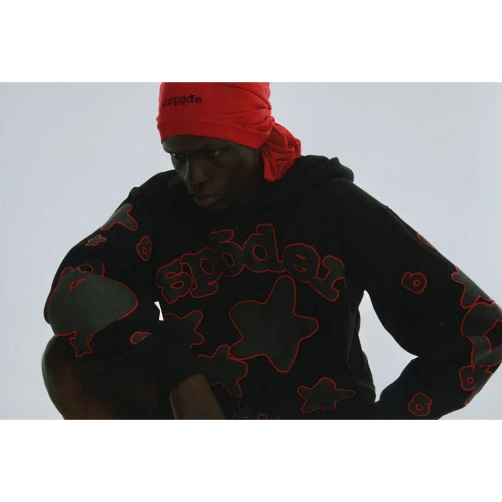 Sp5der Beluga Outline Hoodie