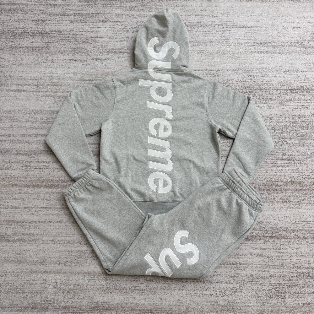 Supreme- Satin Applique Hooded Sweatshirt / Sweatpants / Set