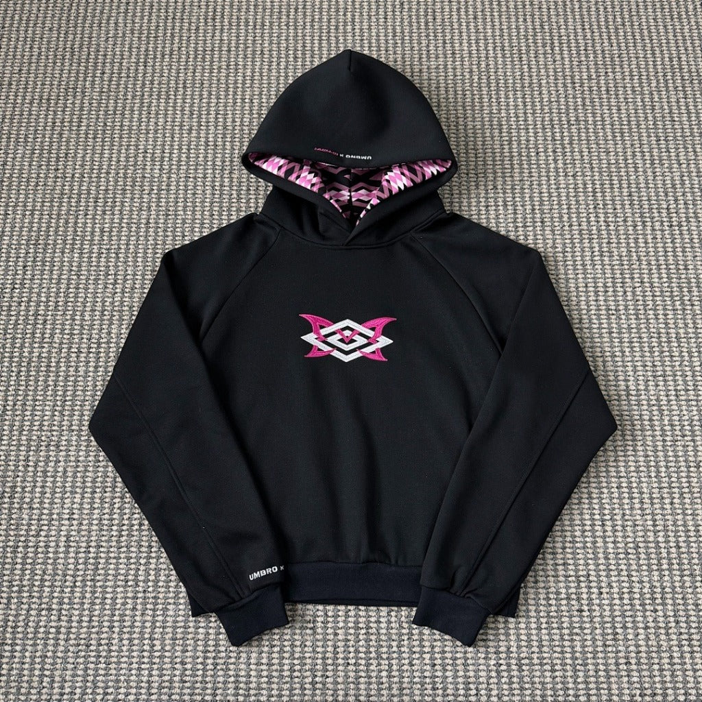 MERTRA x Umbro Warm Up Double Hood - Jacket/ Pants/ Set - Grey & Black
