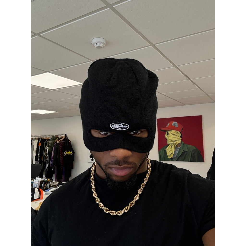 PEEK-A-BEANIE - BLACK - Corteiz - Corteiz