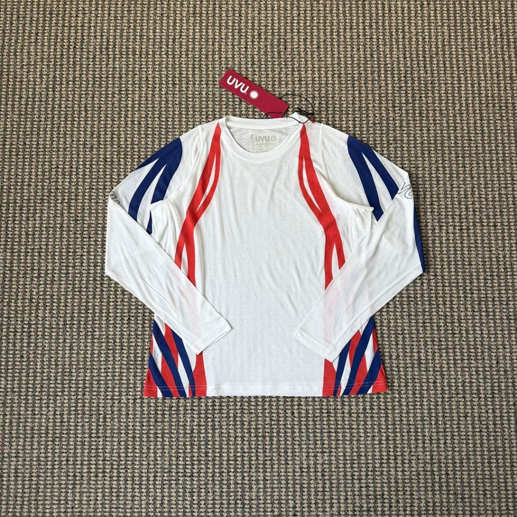 UVU L/S RUNNING TOP - White [ CHICAGO MARATHON POP-UP Exclusive ]