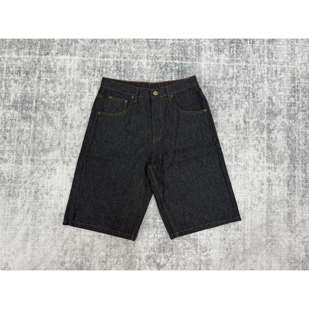 aziza" black raw Jorts 01 – derschutze